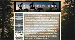 Desktop Screenshot of greenevillehikingclub.com